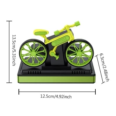 Picture of Cycle Shape Solar Car Perfume | Stylish Dashboard Decor with Fragrance
