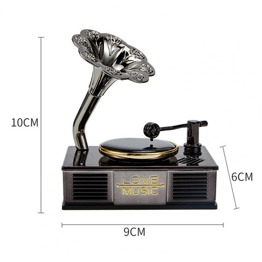 Picture of Classic Solar Gramophone Car Perfume | Stylish Dashboard Fragrance Decor