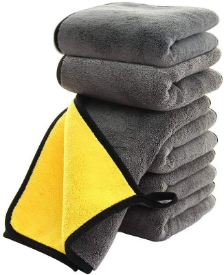 Picture of Microfiber Car Wash Towel - 24"x12" | Super Absorbent & Scratch-Free Cleaning Cloth