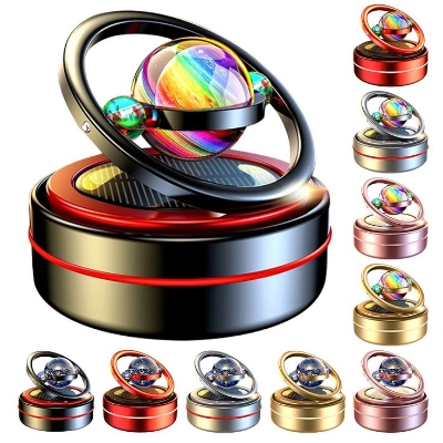 Picture of Car Dashboard Perfume Solar Rotating Fragrance – Stylish Air Freshener for Car Interior