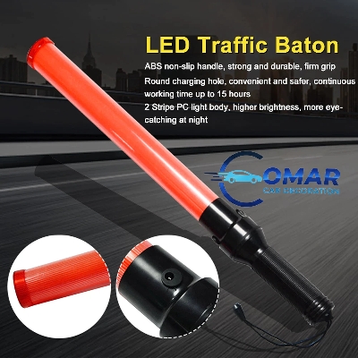 Picture of Rechargeable Traffic Police Baton – 3 Mode LED Safety Flashlight