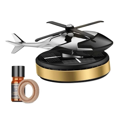 Picture of Solar Powered Helicopter Car Air Freshener & Dashboard Showpiece