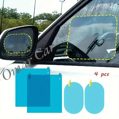 Picture of 4pcs Car Rearview Mirror & Side Window Protective Film