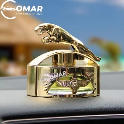 Picture of Jaguar Luxury Glass Car Air Freshener - Premium Dashboard Perfume