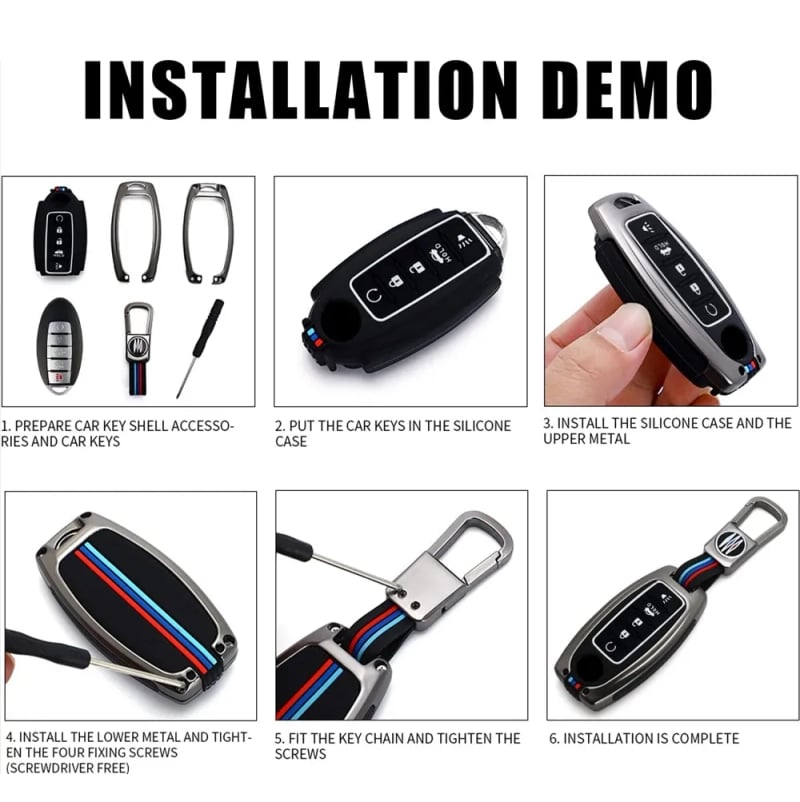 Picture of Nissan X-Trail Smart Key Premium Metal Cover