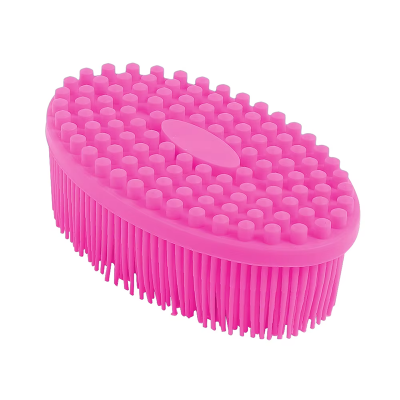 Picture of Baby Sensory Brush Silicon  Massage Bath ,Head Hair Washer Comb ,Massage Scrubber Sclap Shower Exfoliating Body Premium Silicone Loofah Infant Bath Brush