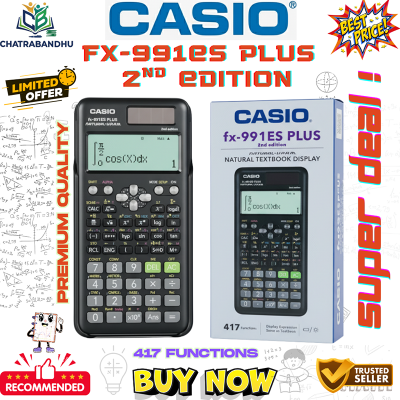 Picture of FX-991es plus (2nd Edition),(Thailand Variant), Scientific calculator Engineering best quality premium-ssc hsc engineering-black