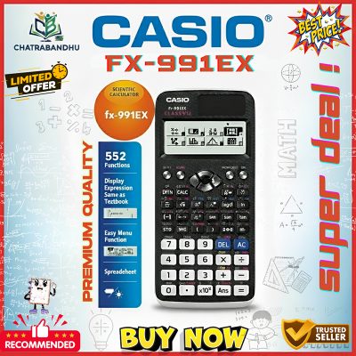 Picture of FX -991ex ( 1:1 ORGINAL SUPER COPY) (BRIGHTNESS CONTROL) Scientific Calculator - 552 Function – Scientific calculator,Non- Programmable,Scientific Calculator For Student's,ssc hsc engineering-THAILAND VARIANT ,991ex