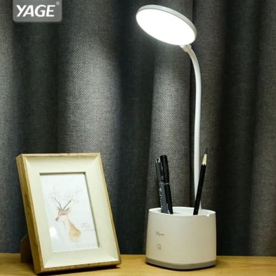 Picture of YAGE YG-T109 Table Lamp Pen Holder Desk Lamp Dimmer Rechargeable USB Reading LED Table light Night Light