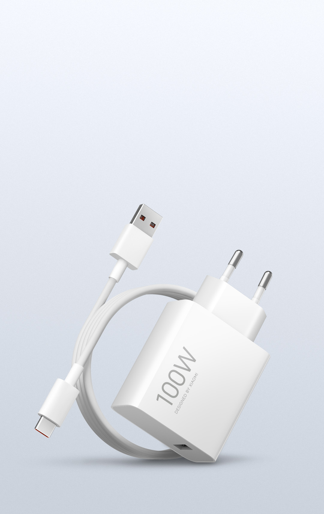 Picture of For Xiaomi Charger 100W Fast Charge EU Plug For Xiaomi POCO F8 Ultra F8 Pro M8 Pro F7 Pro 17 Pro Max 15T 14T, 100W Charger Adapter with 6A USB C Charging Cable for Redmi Note 14 13 12 11Pro Pad 7 6S