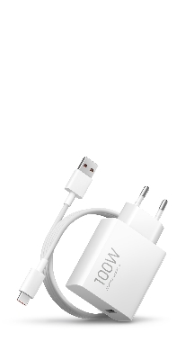 Picture of For Xiaomi Charger 100W Fast Charge EU Plug For Xiaomi POCO F8 Ultra F8 Pro M8 Pro F7 Pro 17 Pro Max 15T 14T, 100W Charger Adapter with 6A USB C Charging Cable for Redmi Note 14 13 12 11Pro Pad 7 6S