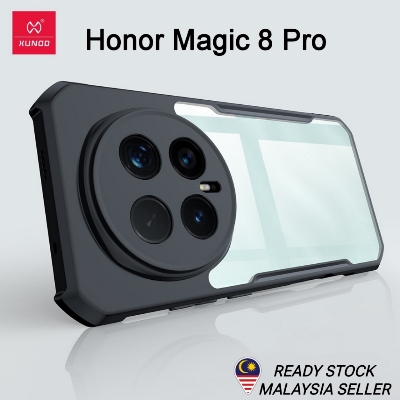 Picture of XUNDD CASE For Honor Magic 8 Pro Phone Case Air-bag Anti Drop Anti Scratch Protective Covers Shockproof Protection Miltary Grade Black Bumper Case Airbags Shockproof Protective Transparent Back Cover