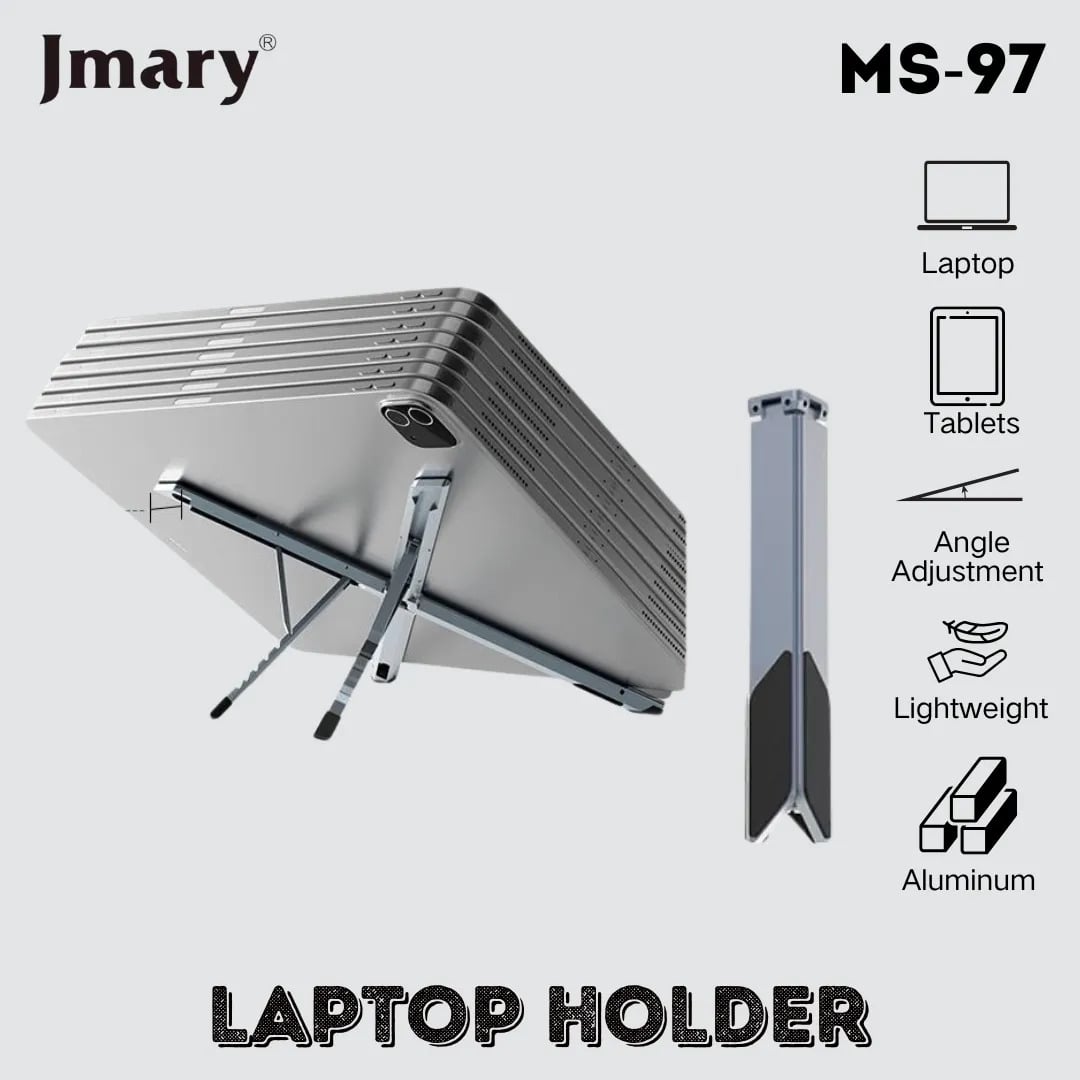 Picture of Jmary MS-97 Foldable Laptop Holder Small and Pocket Size Laptop Stand