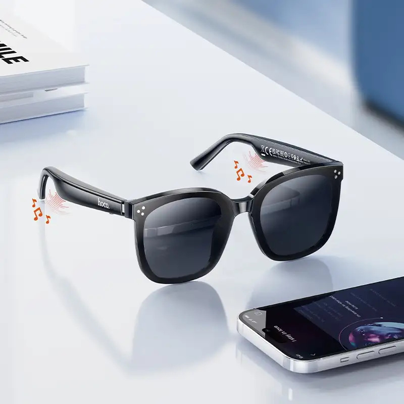 Picture of Hoco DI87 Wireless Air Conduction Audio Sunglasses with Music Playback
