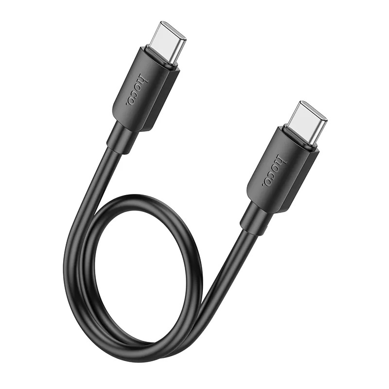 Picture of Hoco X96 USB C To USB C Fast Charging 100W Short Cable Charging Data Cable Type C To Type C Size 25CM