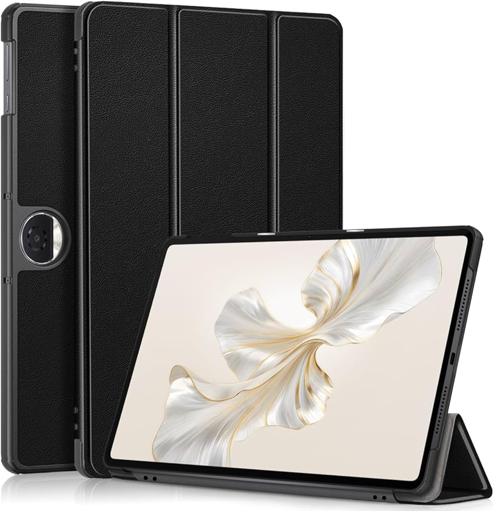 Picture of For Honor Pad 9 Case Smart Folio Flip Cover Acrylic Hard Back Stand Cover For Honor Pad9 12.1 inch 2023 Case with Pencil Holder