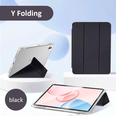 Picture of For Honor Pad 10 Case Smart Folio Flip Cover Acrylic Hard Back Stand Cover For Coque Honor Pad 10 12.1 inch 2025 Case with Pencil Holder