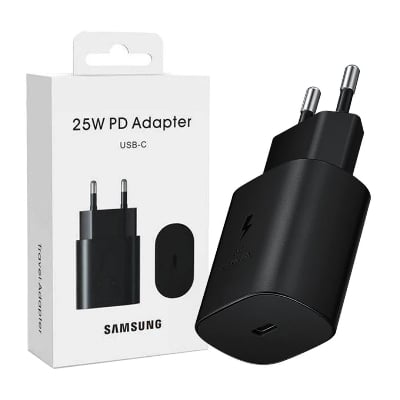 Picture of Samsung 25W Charger Travel Adapter Wired C To C Cable PD 3.0 25 Watt Type C Fast Charging For Samsung Galaxy A54 5G A34 A15 A14 A25 A53 5G A35 S22 S22+ Fold3 Flip3 M53 5G M51 M33 5G M31S F23 5G S21 S21+ S21 FE Others