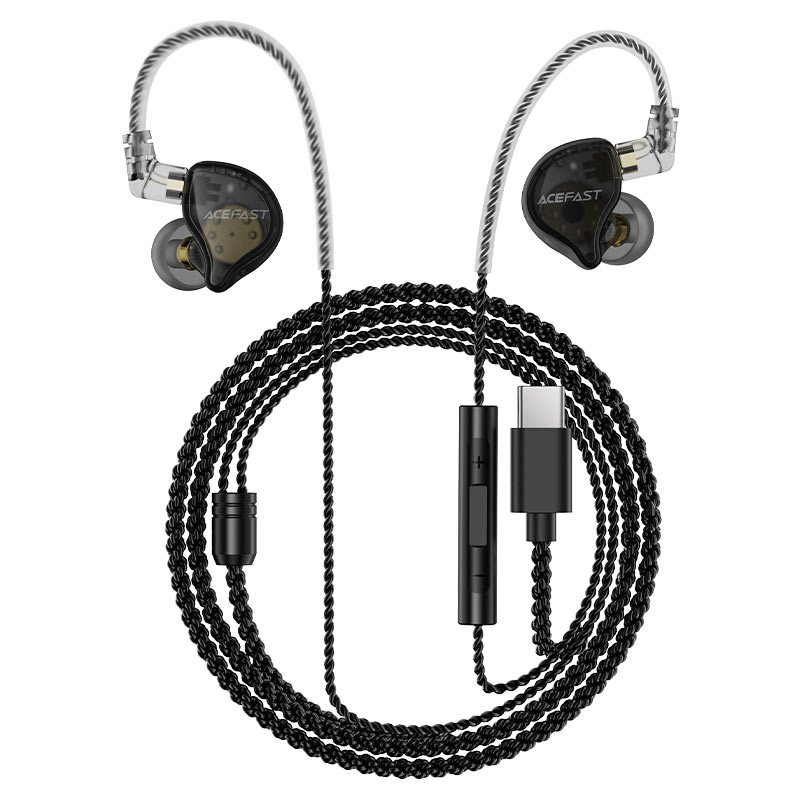 Picture of ACEFAST L11 USB-C Wired Earphones 10mm Dynamic Hybrid Driver Type-C Earphone for All of Type-C Devices & Smart Phone