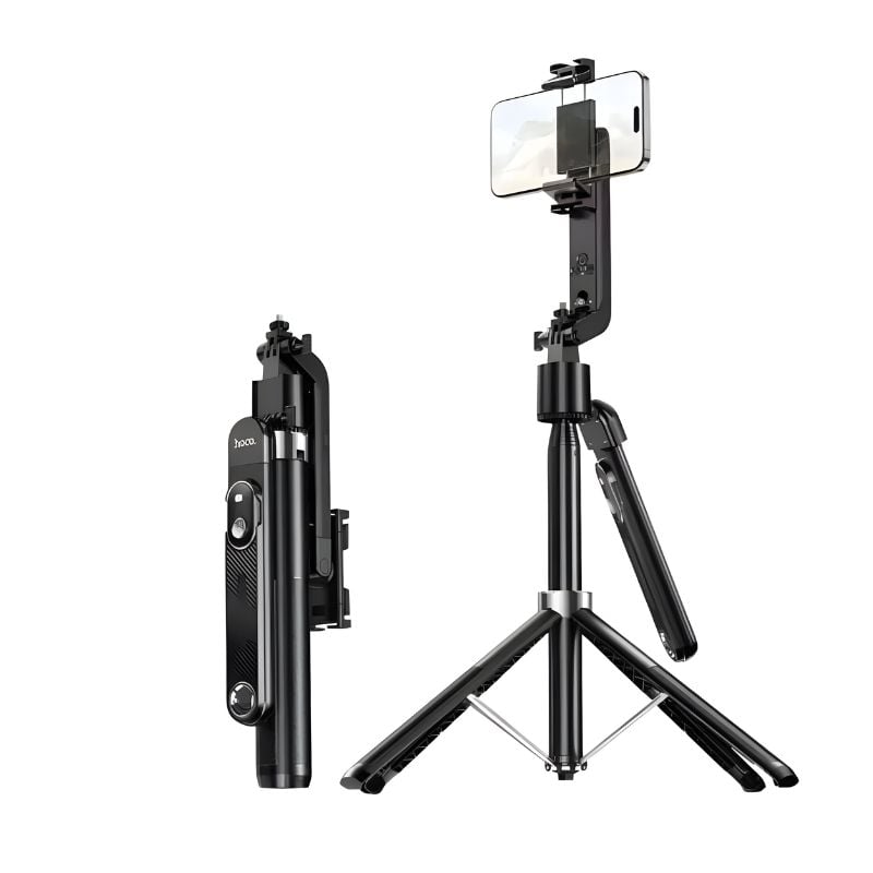 Picture of HOCO K32 Smart Selfies Tripods Face Tracking Stand For Mobile Phone Live Broadcast Holder Support Photo Tripod Multi-functional Video Recording Selfie Landing Tripod