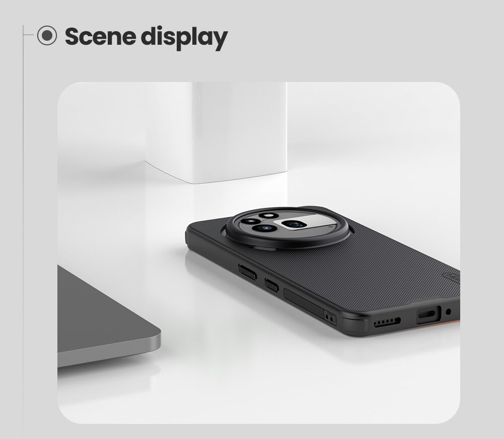 Picture of For Nothing Phone 3A Pro NILLKIN Super Frosted Shield Pro Dual Protective Material PC and TPU Bumper Protective Case Anti-Fingerprint Matte Texture Back Cover