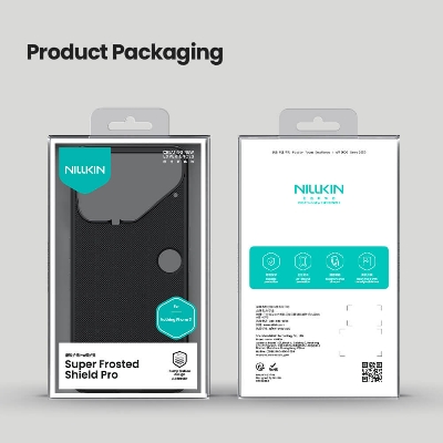 Picture of For Nothing Phone 3 NILLKIN Super Frosted Shield Pro Dual Protective Material PC and TPU Bumper Protective Case Anti-Fingerprint Matte Texture Back Cover