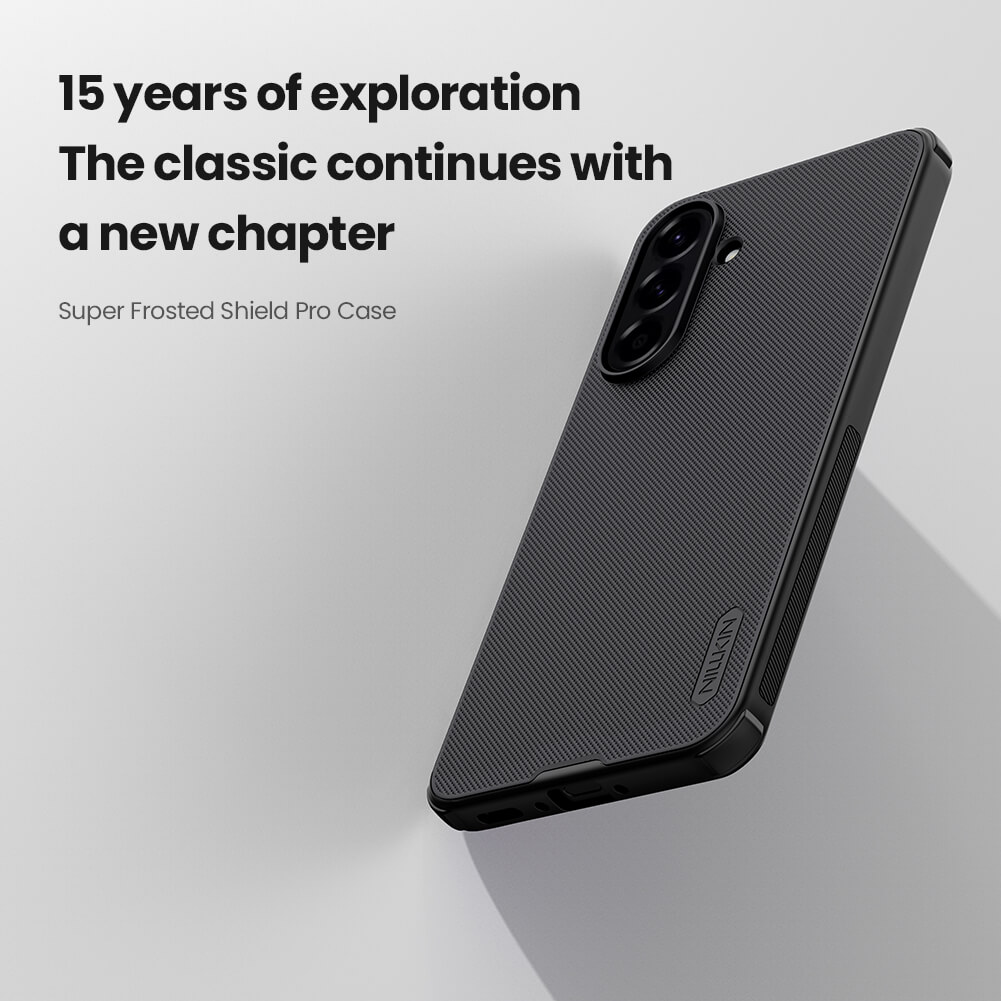 Picture of For Samsung Galaxy A36 5G NILLKIN Super Frosted Shield Pro Dual Protective Material PC and TPU Bumper Protective Case Anti-Fingerprint Matte Texture Back Cover
