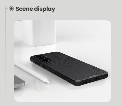 Picture of For Samsung Galaxy A56 5G NILLKIN Super Frosted Shield Pro Dual Protective Material PC and TPU Bumper Protective Case Anti-Fingerprint Matte Texture Back Cover