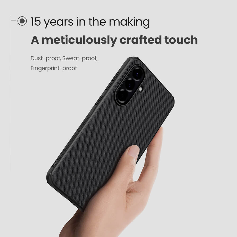 Picture of For Samsung Galaxy A56 5G NILLKIN Super Frosted Shield Pro Dual Protective Material PC and TPU Bumper Protective Case Anti-Fingerprint Matte Texture Back Cover