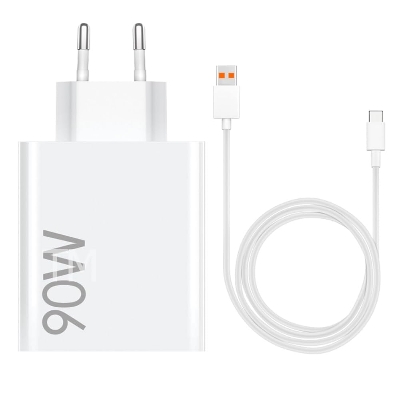 Picture of 45W Fast Charger with USB C Cable 1m for XiaoMi Redmi Note 15 14 5G 14 Pro, Turbo Charger for Xiaomi Pad 6 5 Redmi Note 14 13 12S 12 POCO Pad M6 Mi 10T Pro Lite Redmi 15 5G Redmi 15C POCO M7