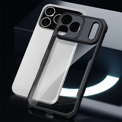 Picture of XUNDD CASE For iPhone 17 Pro Phone 6.3 Inches Military Grade Black Bumper Case Airbags Shockproof Protective Transparent Back Cover