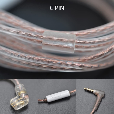 Picture of KZ Original Cable High-Purity Copper Twist Earphone Wire 3.5mm Cable For ZS3 ZS4 EDX ZSN ZSN Pro ZSN Pro X ZST ASX EDX ZSX CA4 C12 C16 ZAX C10