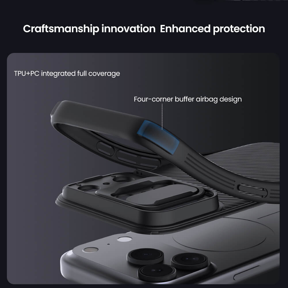 Picture of Nillkin CamShield Pro Case For iPhone 17 Pro Max 6.9 inches Phone Case CamShield Pro Case with Slide Camera Cover For iPhone 17 Pro Max 6.9'' Phone Case