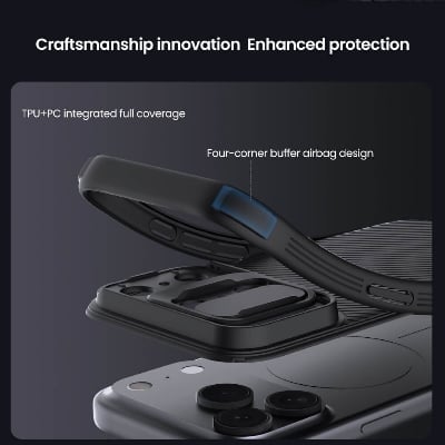 Picture of Nillkin CamShield Pro Case For iPhone 17 Pro Max 6.9 inches Phone Case CamShield Pro Case with Slide Camera Cover For iPhone 17 Pro Max 6.9'' Phone Case