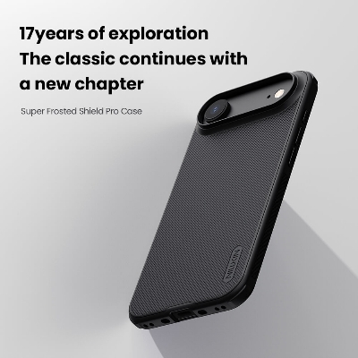 Picture of For iPhone 17 Air 6.6 Inches NILLKIN Super Frosted Shield Pro Dual Protective Material PC and TPU Bumper Protective Case Anti-Fingerprint Matte Texture Back Cover