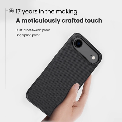 Picture of For iPhone 17 Air 6.6 Inches NILLKIN Super Frosted Shield Pro Dual Protective Material PC and TPU Bumper Protective Case Anti-Fingerprint Matte Texture Back Cover