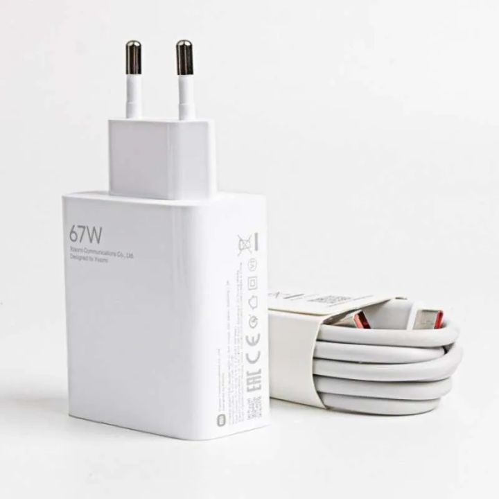 Picture of Xiaomi 67W Fast Charger Mi 14 13T 12T 13 Ultra Pro Redmi Note 12 11 13 Pro Poco X5 F5 Pro USB Charger Type C Cable