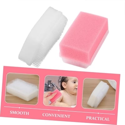 Picture of Children Kid Body Cleaning Bath Brush Soft Sponge,silicon,Scrub Brush Sterile Deep Cleaning Scrub Brush,Sensory Brush for Autism and Tactile Sensory Stimulation
