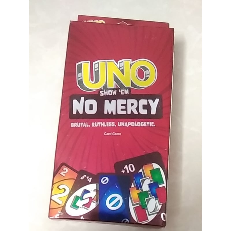 Picture of UNO playing cards NO MERCY foreign trade playing cards English version cards poker cards spot