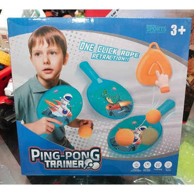 Picture of Kids ping pong trainers, indoor outdoor games for kids, activity playtime for children, ping pong racquets, gifts for children