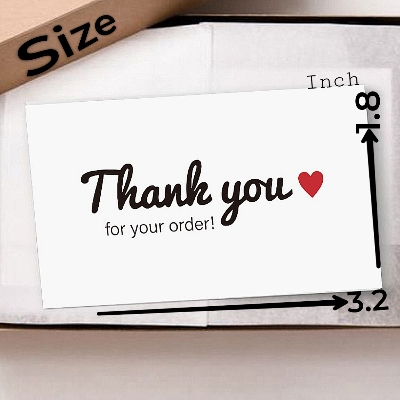 Picture of 50pcs Thank You Label Business Card Various Design