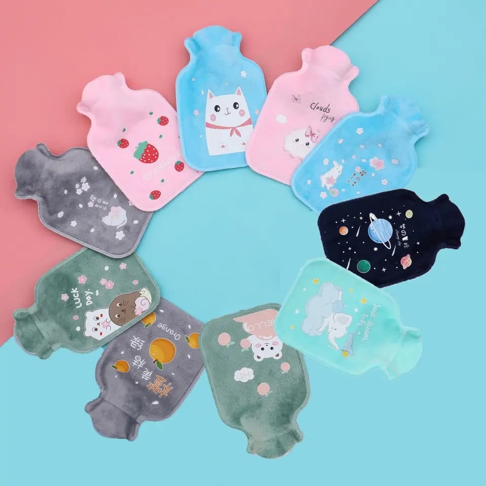 Picture of Lovely Hand Mini Hot Water Bottles Portable Hand Warmer Pocket Hand Feet Hot Water Bags