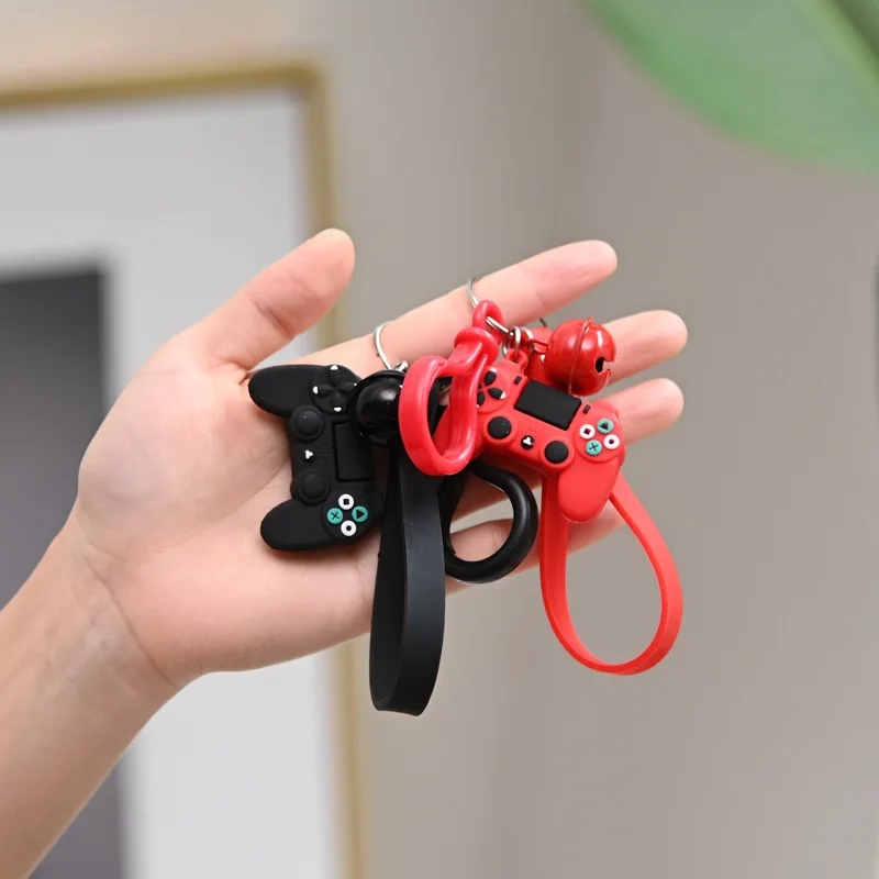 Picture of Creative Video Game Handle Keychain Joystick Model Key Chain Ring