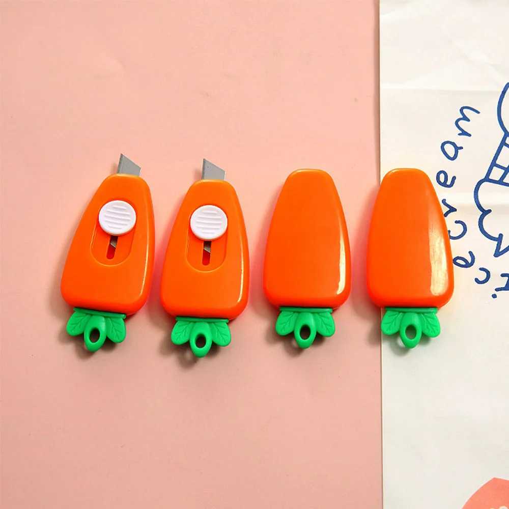 Picture of 1 Piece Mini Pocket Carrot Utility Knife Paper Cutter Craft Wrapping Stationery