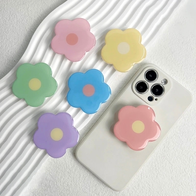 Picture of Colorful Flowers Phone Grip Holder Socket For Phone