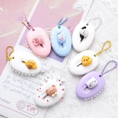 Picture of Cute Cartoon Mini Round Pocket Cutter School Craft