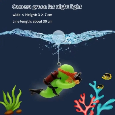 Picture of 1pc Floating Diver Aquarium Decoration Simulated Mini Diver Personality Landscaping Decoration Cute Domestic Aquatic Pet Supplies