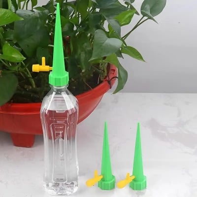Picture of Adjustable Control Water Dripper Self-Watering Kits Automatic Drip Irrigation System Kits Plant Watering Spike Device Greenhouse