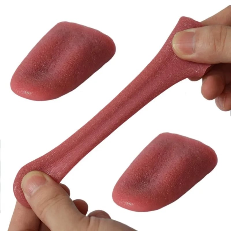 Picture of Funny Magic Realistic Fake Tongue Jokes Prank Magic Tricks Halloween Magician