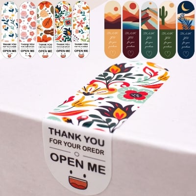 Picture of 20 pcs Thank You for Sealing Label Gift Food Packaging Sticker Holiday Wedding Decoration